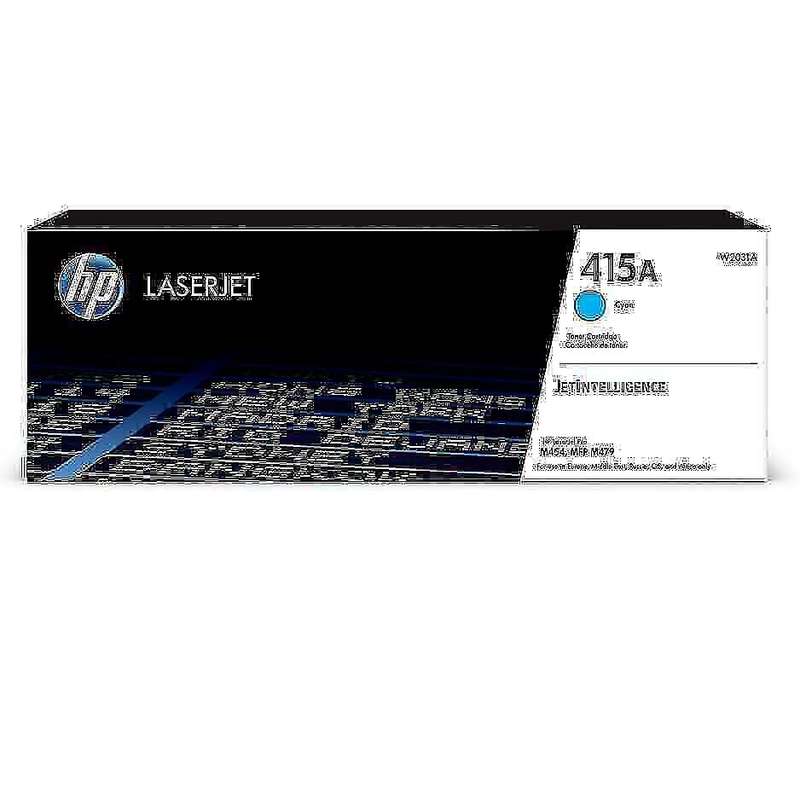 Hp Color LaserJet Pro M454, M455 Original High Yield Cyan Toner Cartridge 415X
