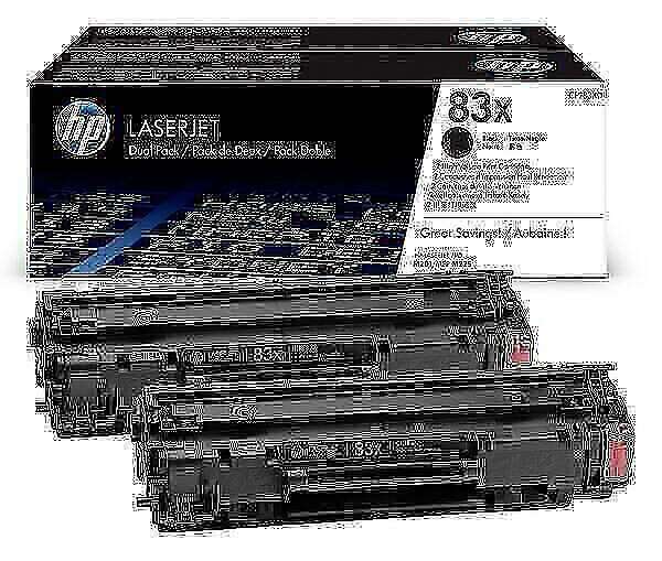 Hp LaserJet Pro M125, M127 Original High Yield Black Dual Pack Toner Cartridges 83X