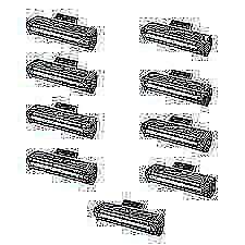 Samsung Xpress M2022 Compatible 9PACK Black Toner Cartridges MLT-D111L