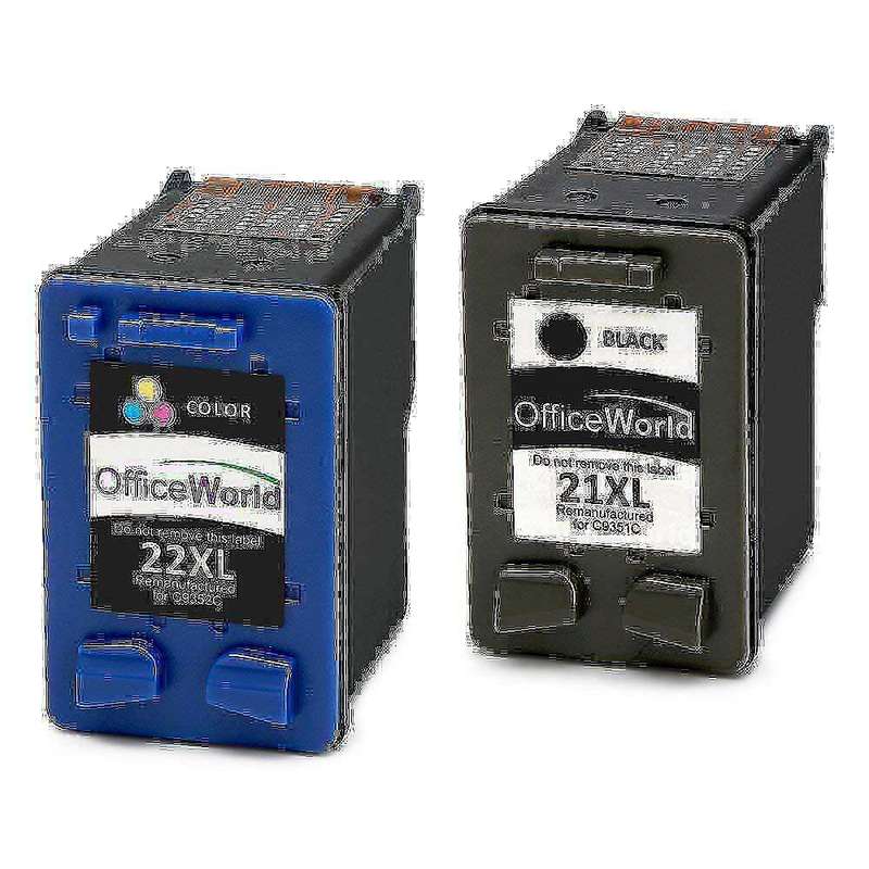 HP DeskJet 3940 Compatible Value Pack Ink Cartridges 21XL/ 22XL