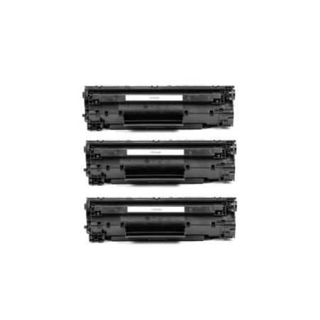 HP M1120, M1522 Compatible 3Pack Black Toner Cartridges 36A