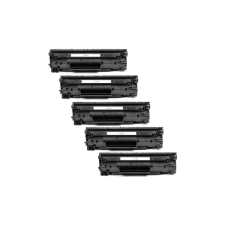 HP LaserJet  M1120 MFP Compatible 5Pack Black Toner Cartridges 36A