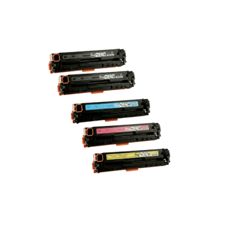 HP Pro CM1415 Compatible Multipack+ Extra Black Toner Cartridges 128A
