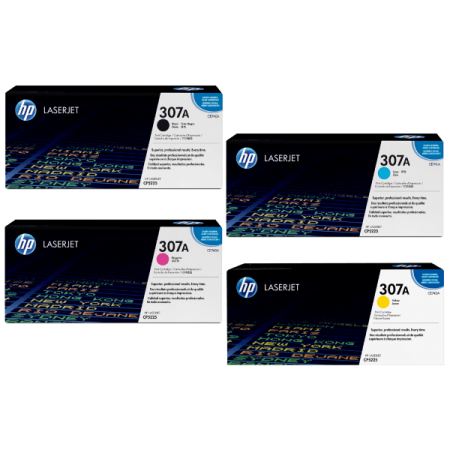 HP CP5225 CE740A Original Multipack Toner Cartridge LaserJet 307A