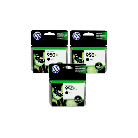 Hp Pro 251dw Original 3Pack Black Ink Cartridges 950XL