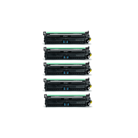 Hp CP5225dn Compatible 5Pack Black Toner Cartridges 307A