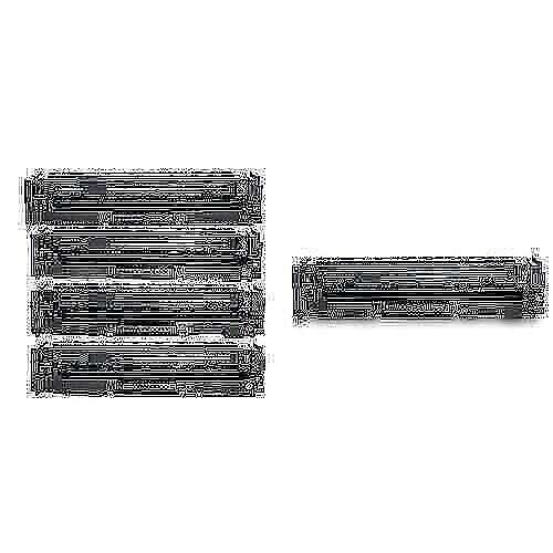 HP CF540X / CF541X / CF542X / CF543X Compatible Multipack+ Extra Black Toner Cartridges 203X