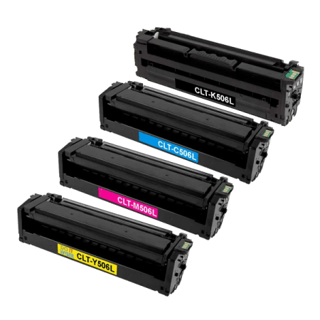 Samsung CLP-680DW CLX-6260FD Compatible Value Pack Toner Cartridges CLT-506L