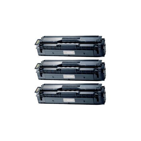 Samsung CLP-415N, CLP-415NW Compatible 3PACK Black Toner Cartridges CLT-K504S
