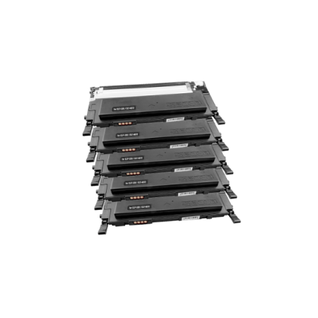 Samsung CLP-320 CLX-3185FN Compatible 5Pack Black Toner Cartridges CLT-K407S