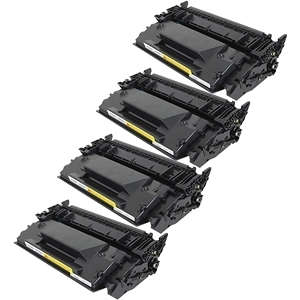 HP LaserJet M402 Compatible 4Pack Black Toner Cartridges 26A