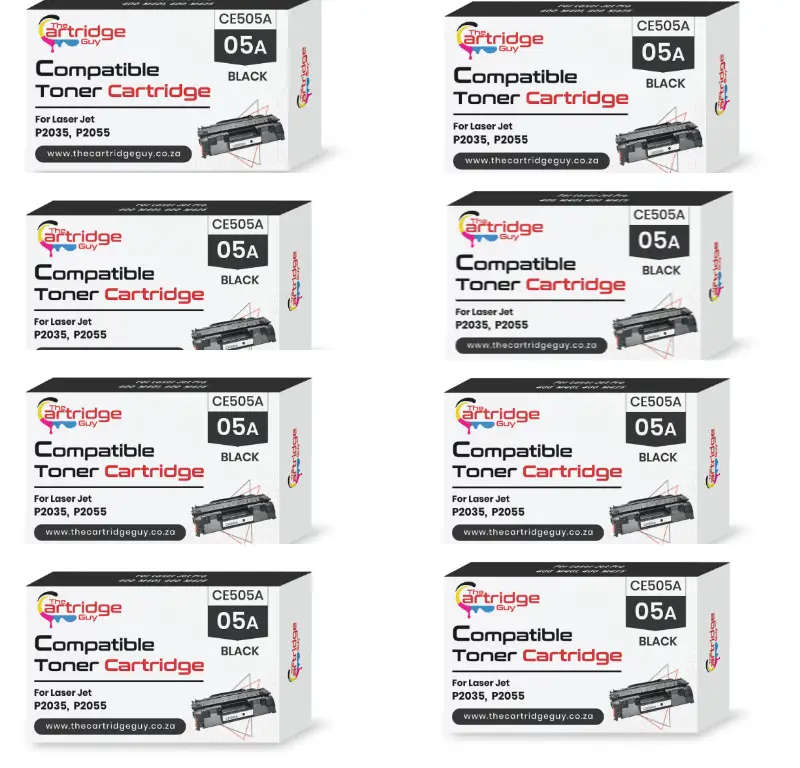 Hp P2035,P2055 Compatible 8PACKS Black Toner cartridges 05A