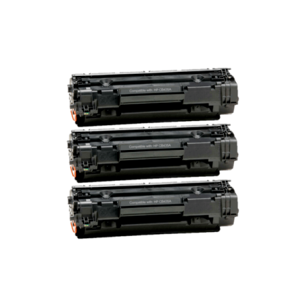 Hp LaserJet P1002 Compatible 3PACK Black Toner Cartridges 35A