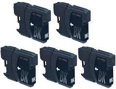 Brother MFC-J220, J265W Compatible 5PACK Black Ink Cartridges LC-39