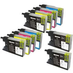 Brother LC-77XL / LC-73XL Compatible Multipack +2 Black Ink Cartridges