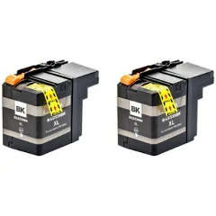Brother DCP-J100 / DCP-J105 Compatible Dual Pack Black Ink Cartridges LC-539XL