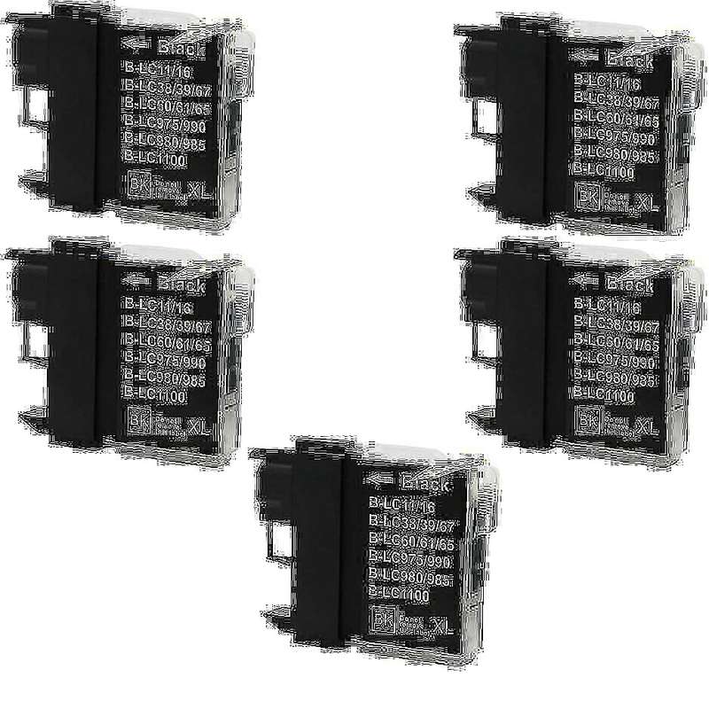 Brother MFC-J220, J265W Compatible 5PACK Black Ink Cartridges LC-39