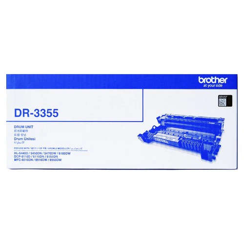 Brother HL-5470DW, HL-6180DW Original Black Drum Unit DR-3355