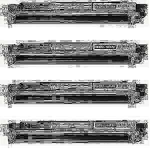HP MFP M175 CP1025nw Compatible 4Pack Black Toner Cartridges 126A