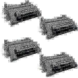 HP Enterprise 600 M602n Compatible 4 Pack Black Toner Cartridges 90A