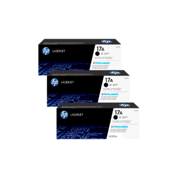HP Pro M102a, M102w Black 3Pack Original Toner Cartridges 17A