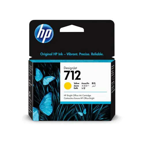 HP 3ED69A Original Yellow Ink Cartridge 712 29ml