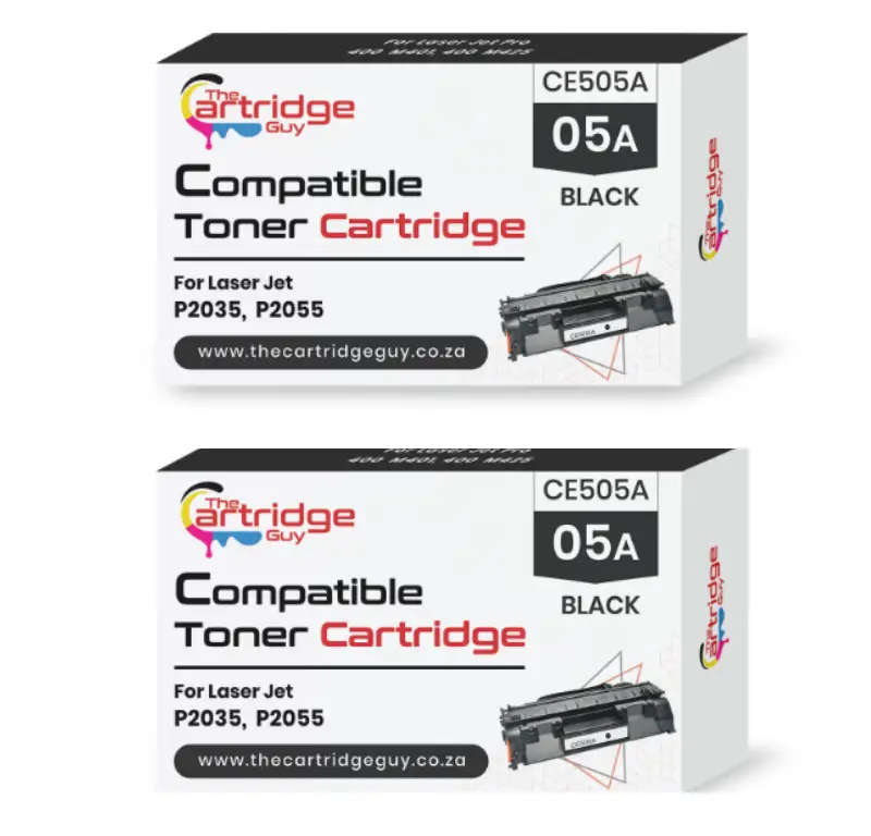 Hp P2035,P2055 Compatible 2PACKS Black Toner cartridges 05A