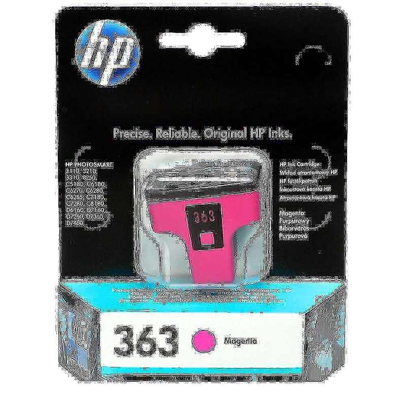 HP 3100 Original Magenta Photosmart Ink Cartridge 363