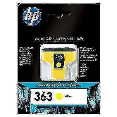 HP 3100 Original Yellow Photosmart Ink Cartridge 363