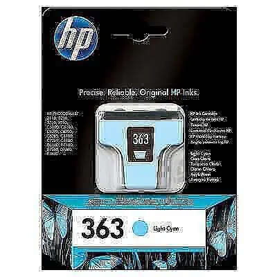 HP 3100 Original Light Cyan Photosmart Ink Cartridge 363