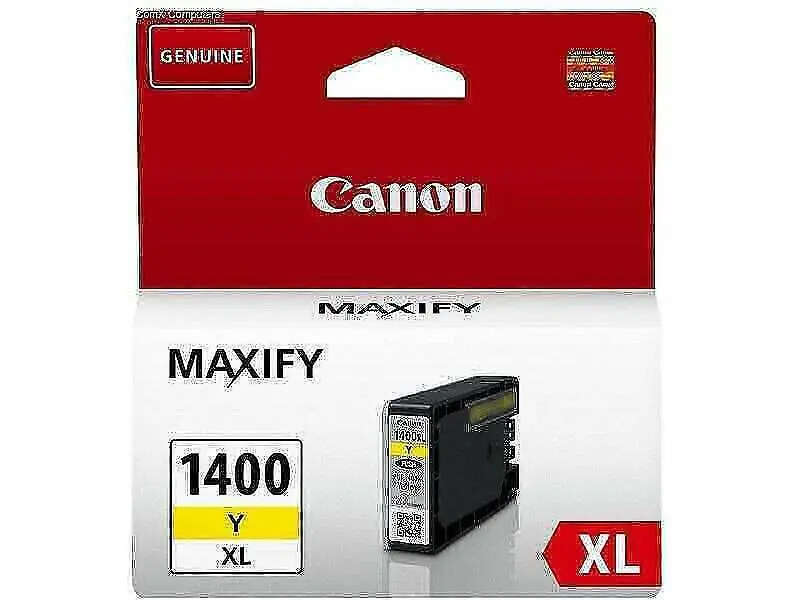 Canon MB2040/MB2140 Original Yellow Ink Cartridge PGI-1400XL