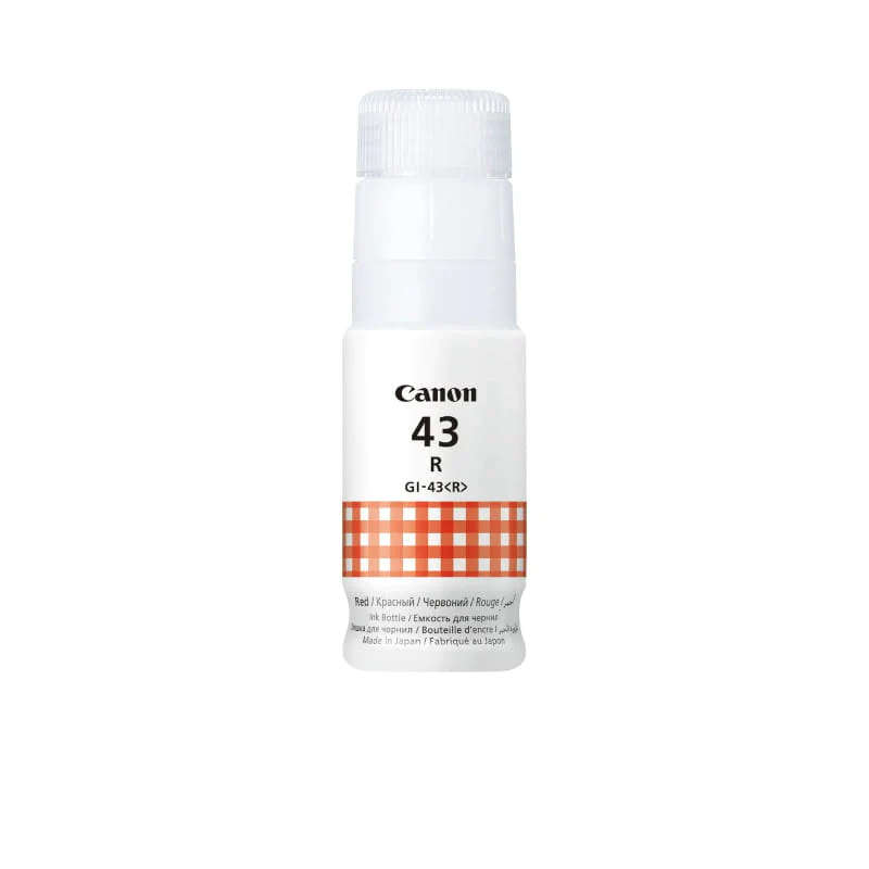 Canon PIXMA G550 /PIXMA G650 Genuine Red Ink Bottle GI-43