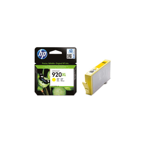 HP Original 6000 series, 6500series, 7000 Yellow Officejet Ink 920XL Cartridge