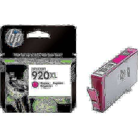 HP 6000 series, 6500 series Original  Magenta Officejet Ink Cartridge 920XL
