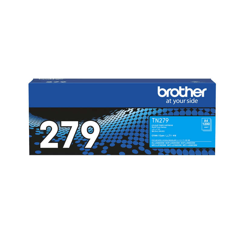 Brother L3280CDW Original Cyan Toner Cartridge  TN-279