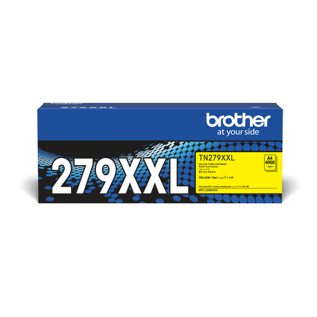 Brother MFC-L8390CDW Toner TN279XXLY Super High Yield Yellow Toner Cartridge With 4,000 Pages