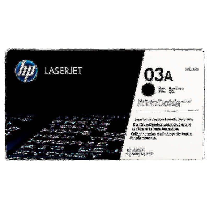 Hp LaserJet 5P, 5MP Original Black Toner Cartridge 03A
