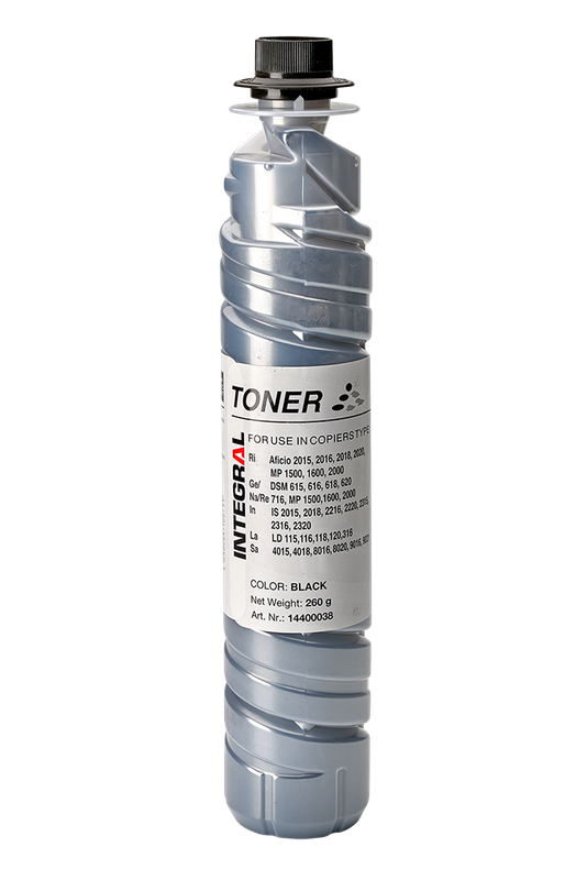 Ricoh Aficio 2015, 2016, 2018 Compatible Black Toner Cartridge 1.2.3.0.D