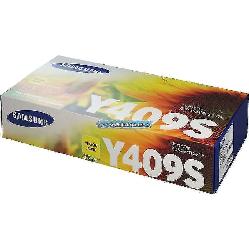 Samsung CLP 310 , CLP 310 K Original Yellow Toner Cartridge 409S
