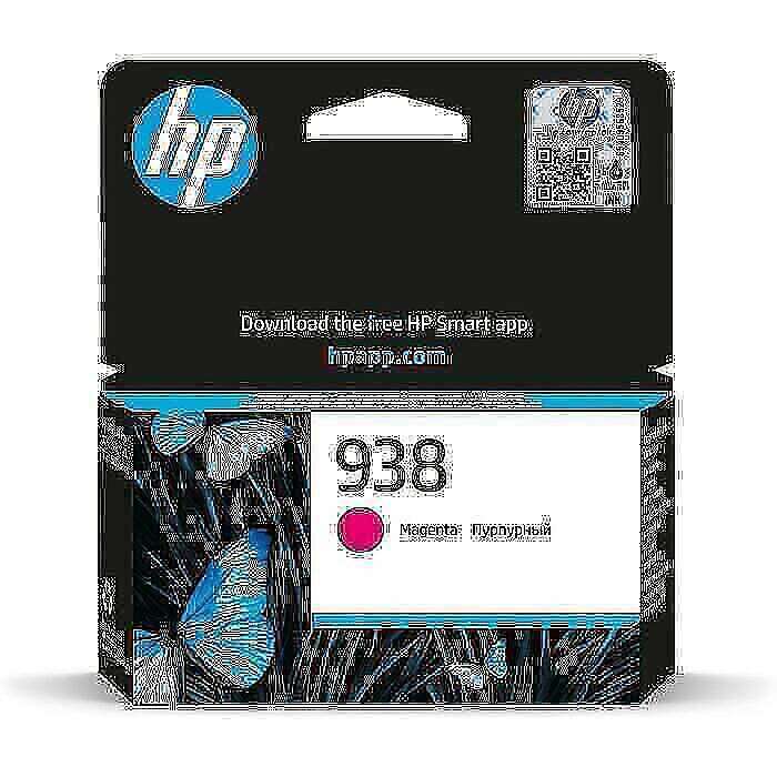 HP 4S6X6PE Magenta Original Ink Cartridge 938
