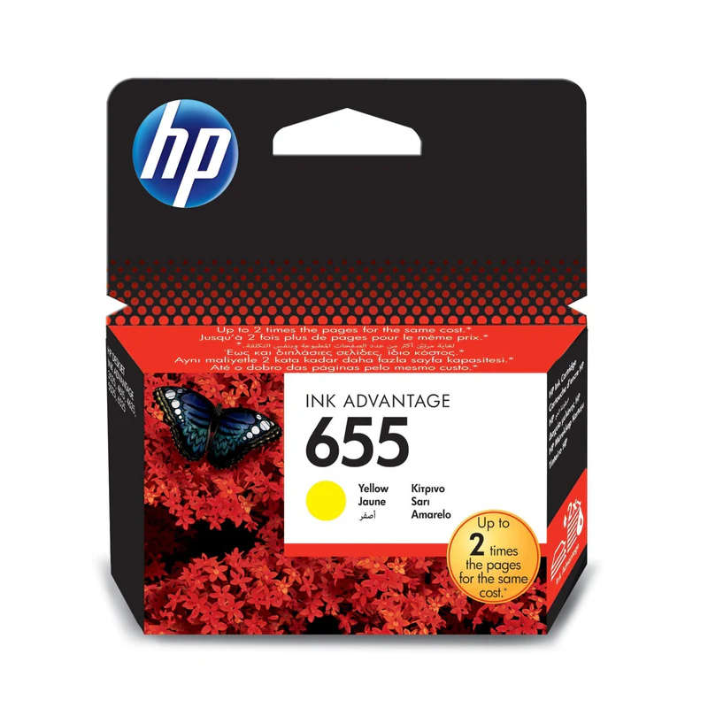 Hp CZ112AE Original Yellow Ink Cartridge 655