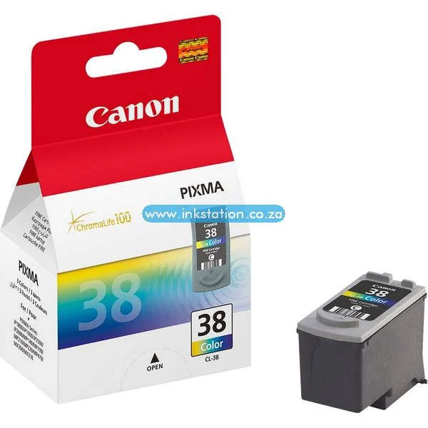 Canon iP1800, iP1880 Original Tri-Colour Ink Cartridge CL-38