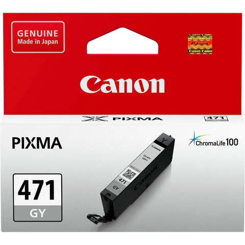 Canon MG 5740, MG 6840 Original Grey Ink Cartridge CLI-471