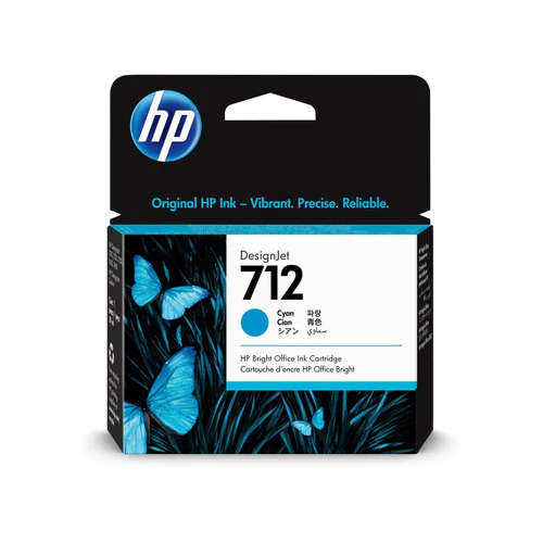 HP 3ED67A Original Cyan 29ml Ink Cartridge 712