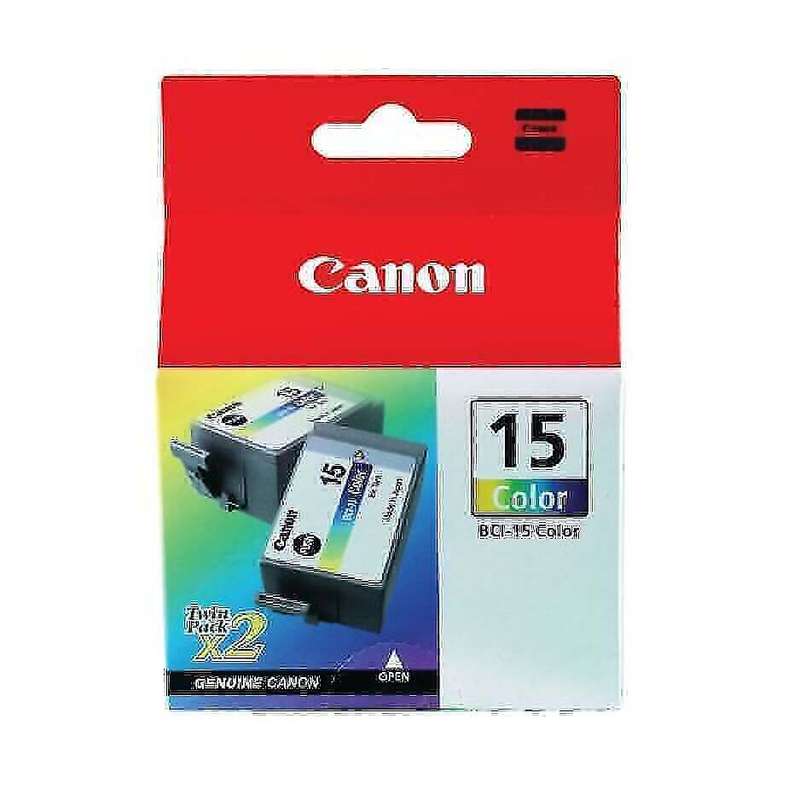 Canon iP90v, iP90, Original Colour Ink Cartridge Twinpack BCI-15