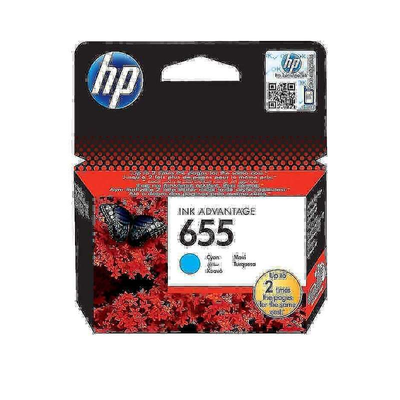 Hp CZ110AE Original Cyan Ink Cartridge 655