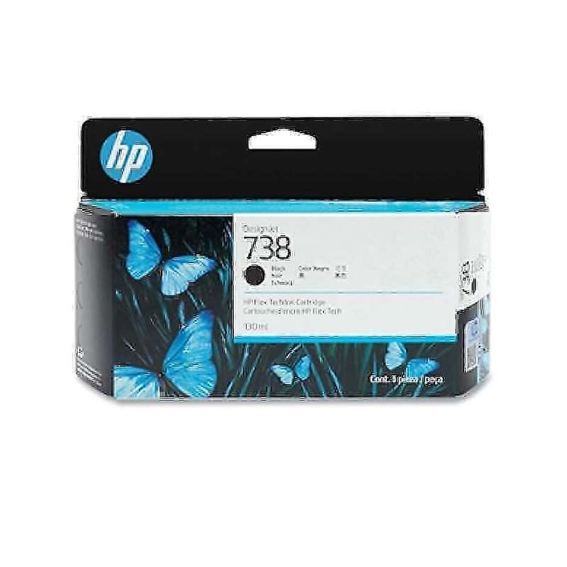 Hp 498N4A Original Black DesignJet 130-ml Ink Cartridge 738