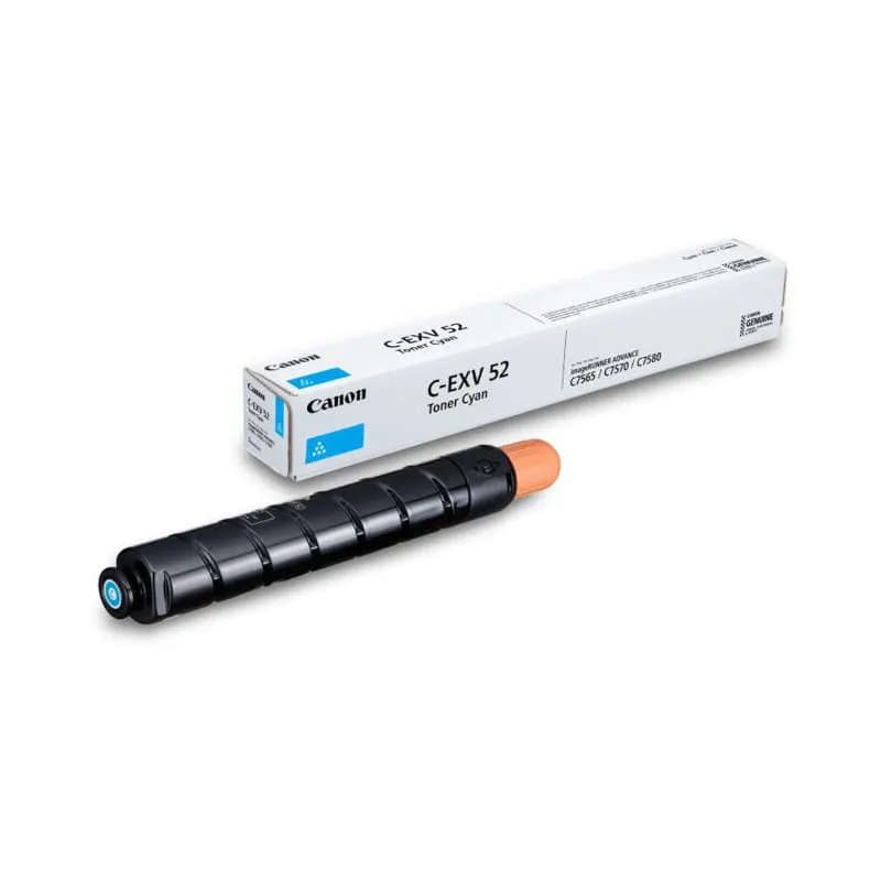 Canon C7570, C7565 Original Cyan Toner Cartridge C-EXV 52