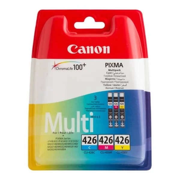 Canon iP4940, iP4950 Original Multipack Ink CLI-426 C/M/Y