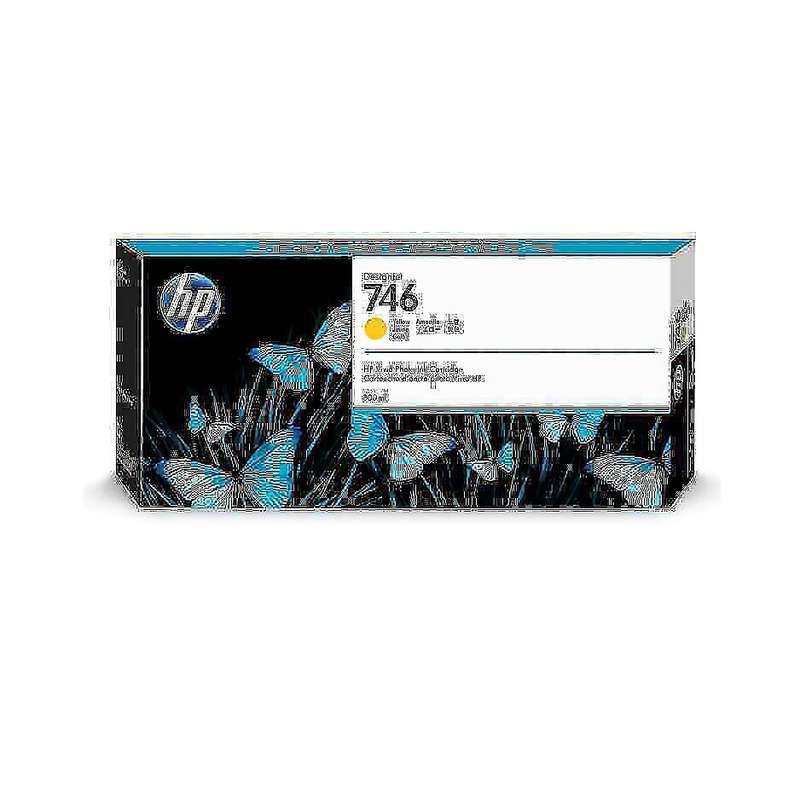 Hp P2V79A Original Yellow for DesignJet Z6 & Z9 300-ml Ink Cartridge 746